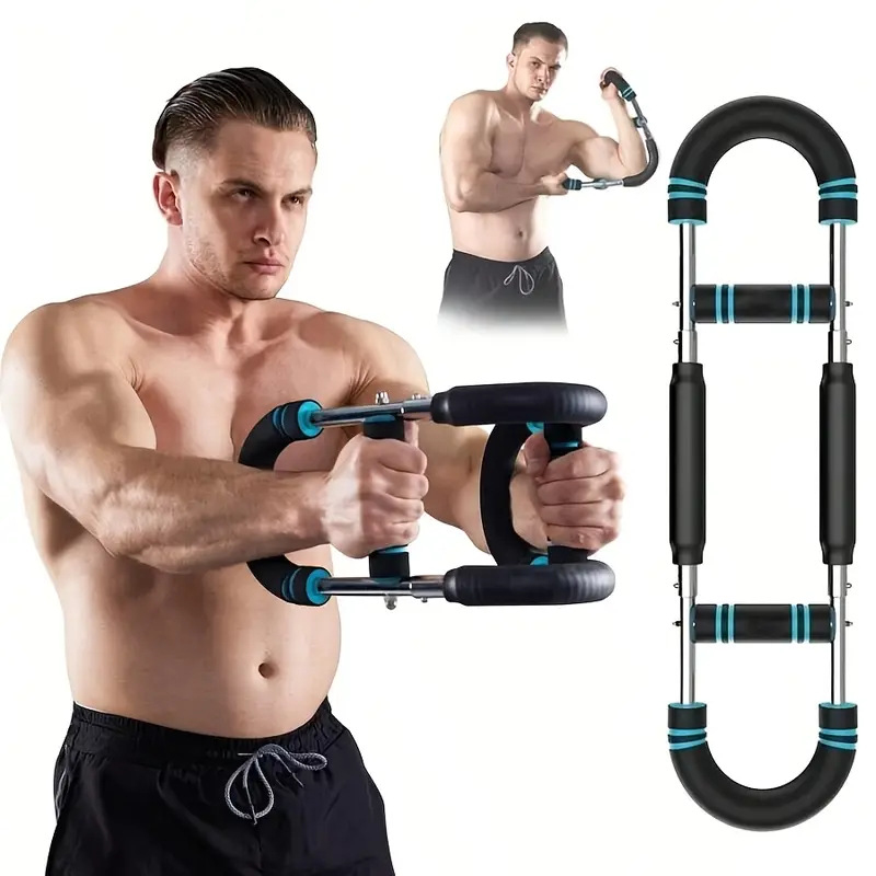 Home Gym Routine - Adjustable U-Shaped Arm Exerciser, 3-Hole Arm