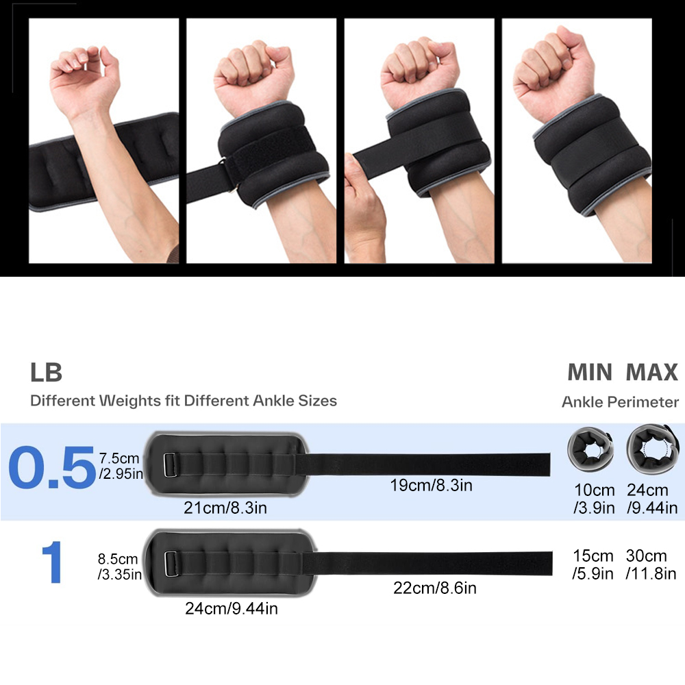 1Pair Wrist Weights, Ankle Wei - đánh giá và giá Home Gym Routine