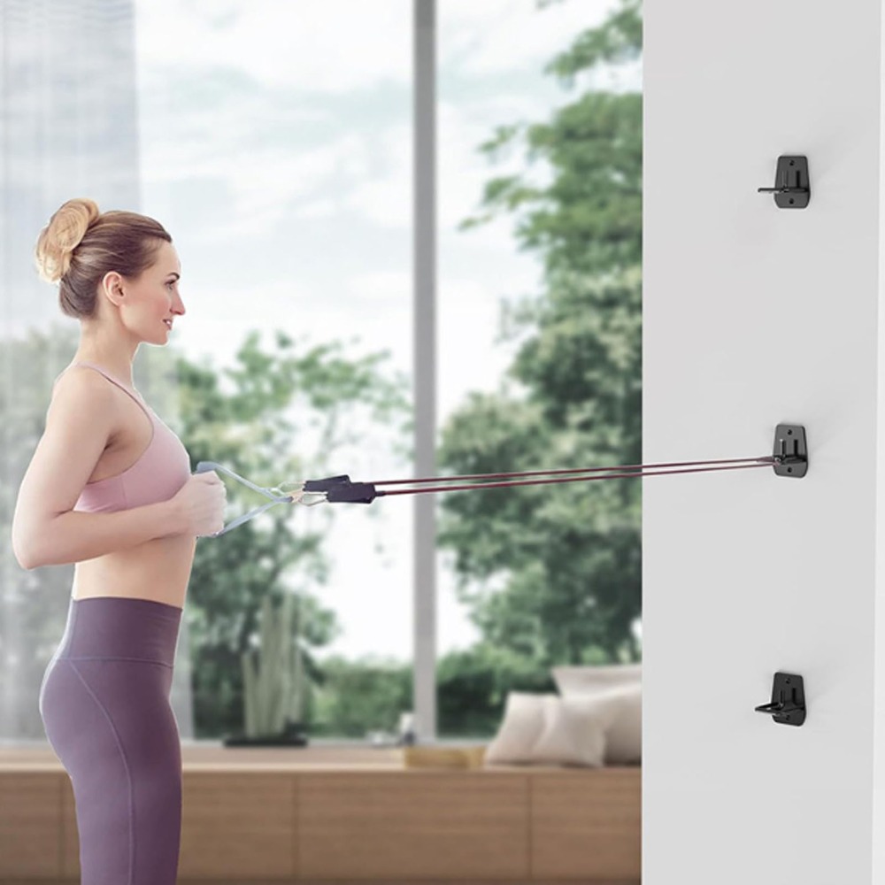 3Pcs Black Exercise Band Wall  - đánh giá và giá Home Gym Yoga