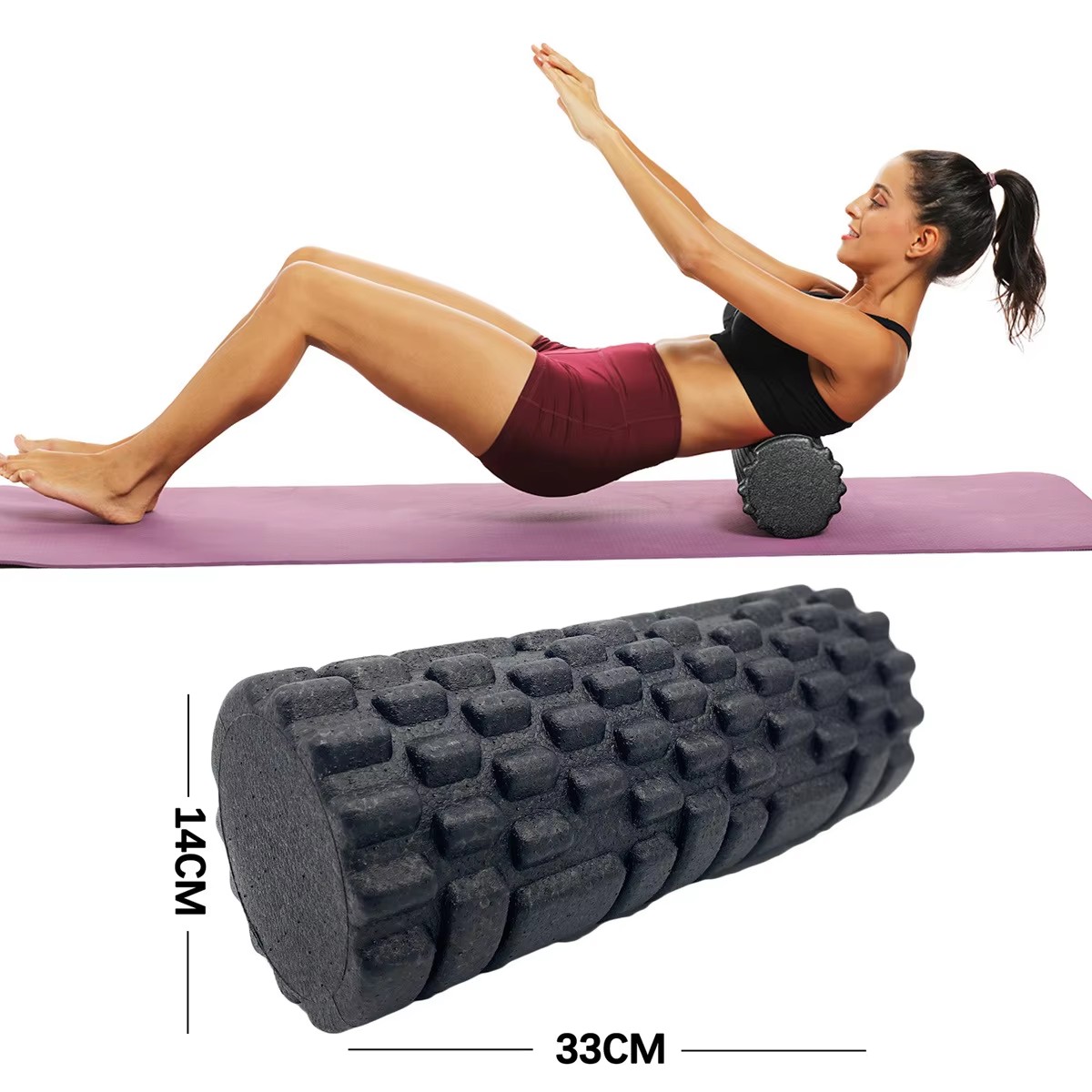 30/33cm Fitness Foam Roller Yo - đánh giá và giá Home Gym Yoga